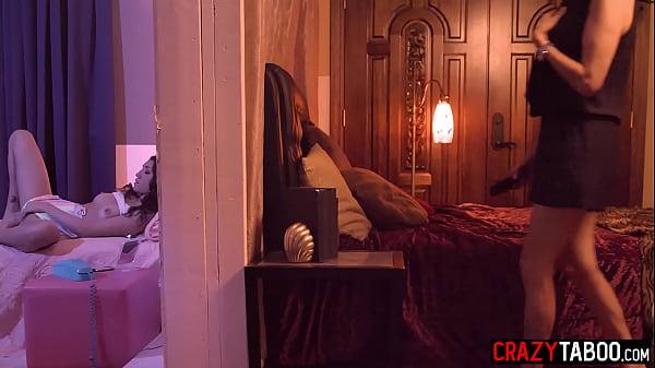 Busty MILF Shay Sights enjoys face sitting on stepdaughter Maya Woulfe after both babes masturbated